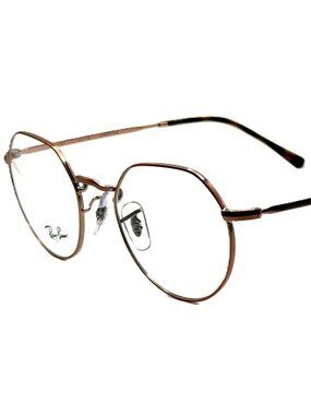 NEW RAY BAN RB 6465 JACK 2943 Polished Copper Unisex Eyeglasses 49mm 20 140